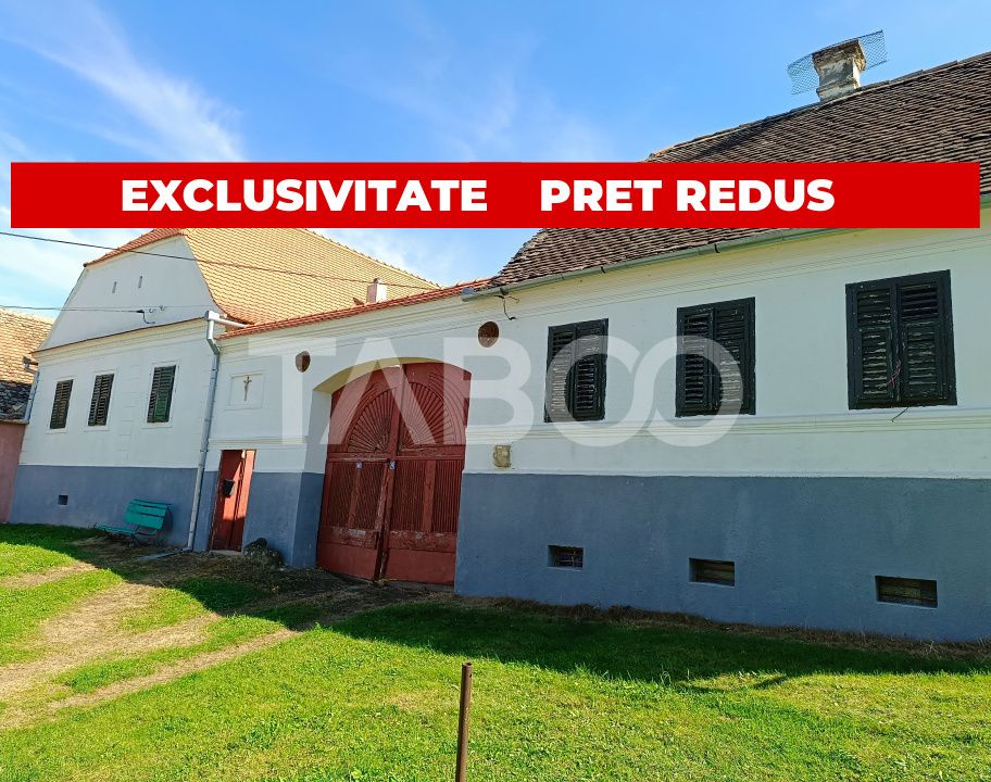 Casa saseasca plina de istorie de vanzare in satul Nou judetul Sibiu – fotografia 1 din 27
