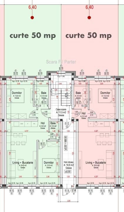 Apartament 3 camere, două băi, curte 50 mp -Natura la tine acasă! Cristian-SiBiU – fotografia 12 din 30