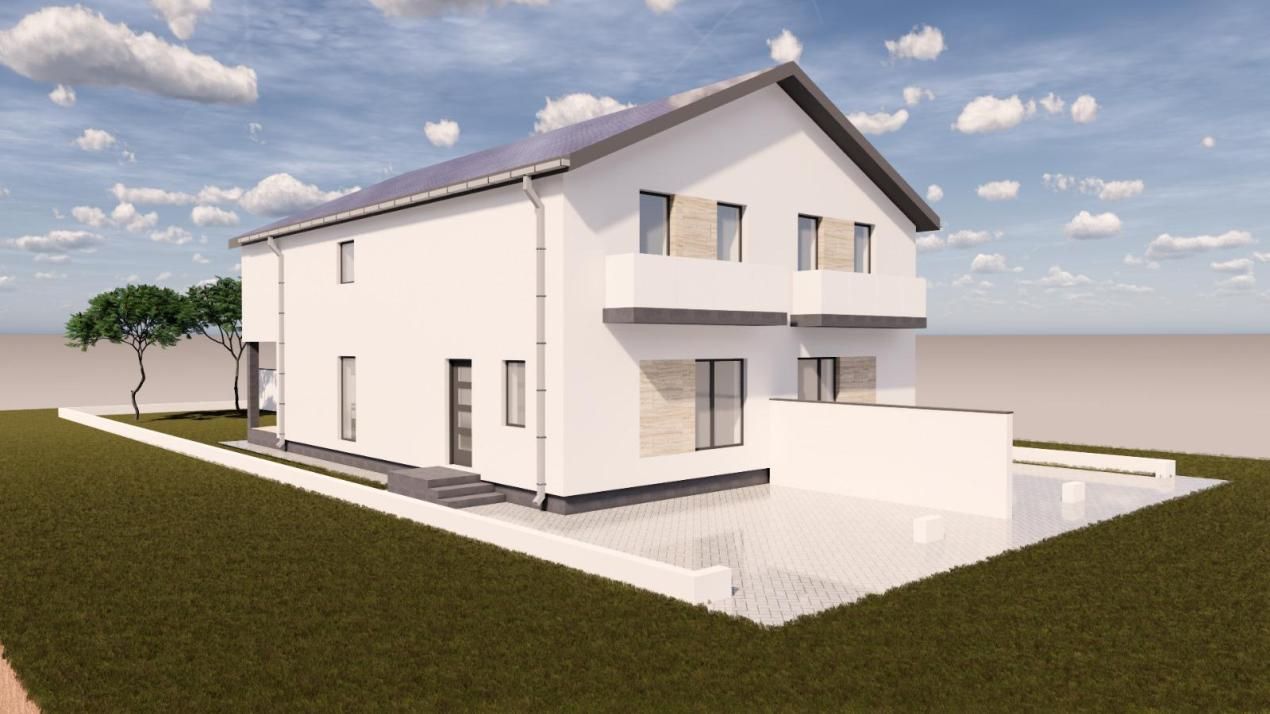 Duplex cu 4 camere, 100 mp utili, 10 mp terasa, 305 mp teren  - Sag – fotografia 3 din 5