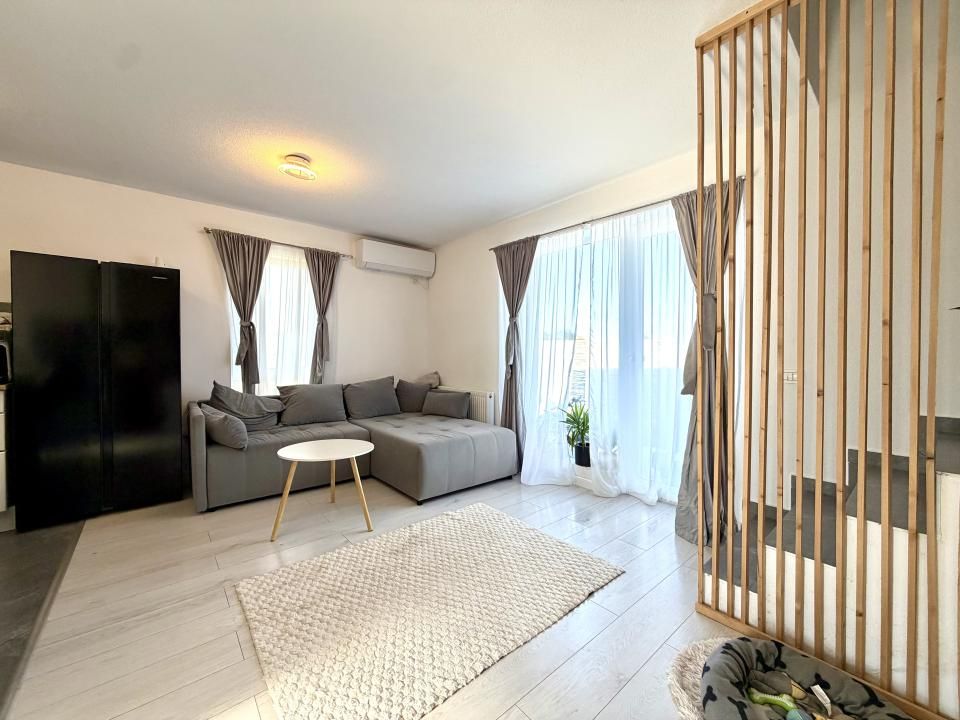 Duplex elegant cu 3 camere, 61 mp utili, mobilat/utilat - Sanandrei – fotografia 1 din 9