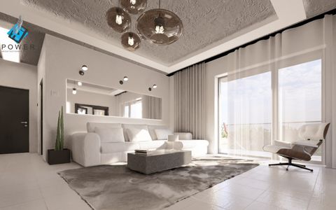 Apartament modern, 3 camere, 73,2 mp utili, open-space - Esso Giroc