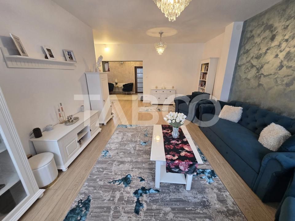 Casa mobilata de vanzare 150 mpu teren 450 mp garaj Piata Cluj Sibiu – fotografia 3 din 22