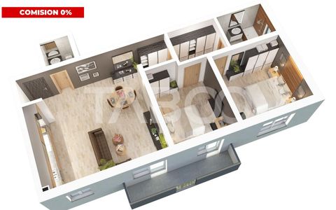 Apartament 73 mp 3 camere decomandat 2 bai Comision 0 Doamna Stanca