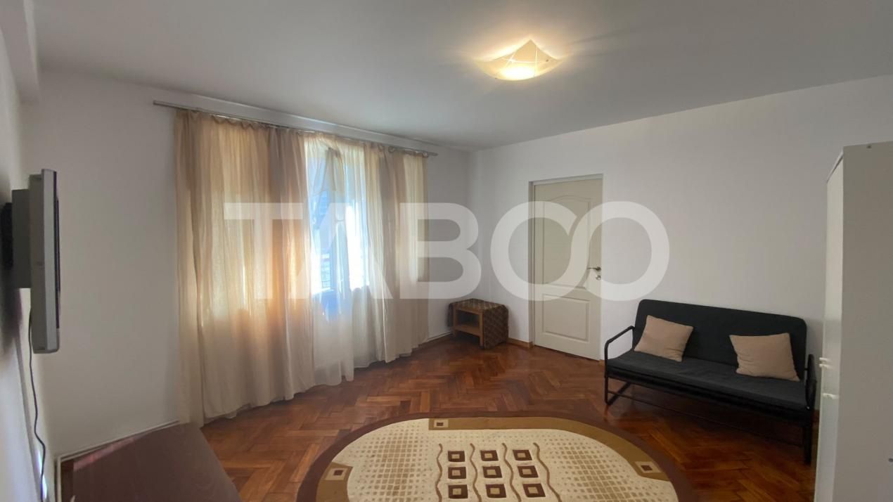 Apartament de inchiriat mobilat utilat 3 camere 56 mpu Sibiu – fotografia 1 din 8