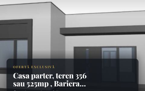 Casa parter, teren 356 sau 525mp , Bariera Valcii, zona Simnicul de Jos