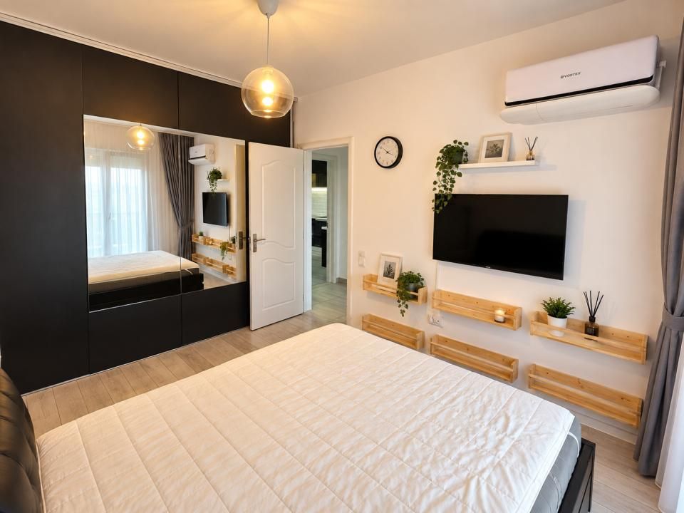 APARTAMENT 2 CAMERE| 70 MP | 1 LOC de PARCARE | DOTĂRI SMART | VEDERE PISCINA – fotografia 10 din 14