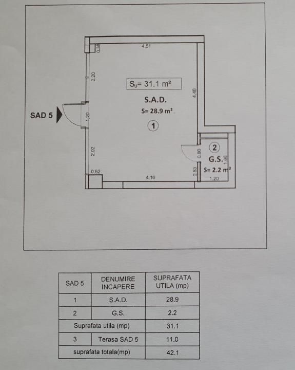 Spatiu comercial de inchiriat, 31 mp utili, zona Central – fotografia 2 din 14