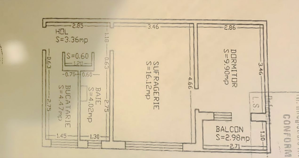 Apartament 2 camere in Navodari, zona Sud, etaj 2, mobilat si utilat – fotografia 10 din 10