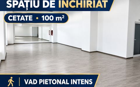 SPATIU COMERCIAL I 100 MP I CU VAD COMERCIAL I CETATE I