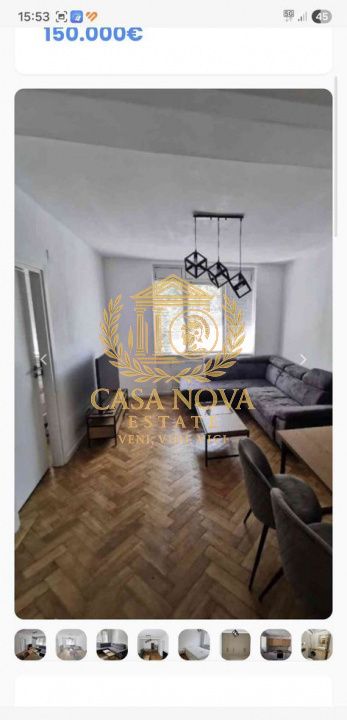 Apartament 2 camere 44mp, etaj intermediar, zona Semicentrala – fotografia 1 din 12