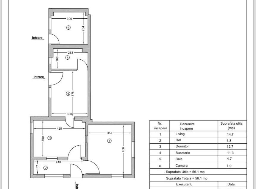 Apartament în vilă  – Strada Trivale, Pitești – fotografia 7 din 7
