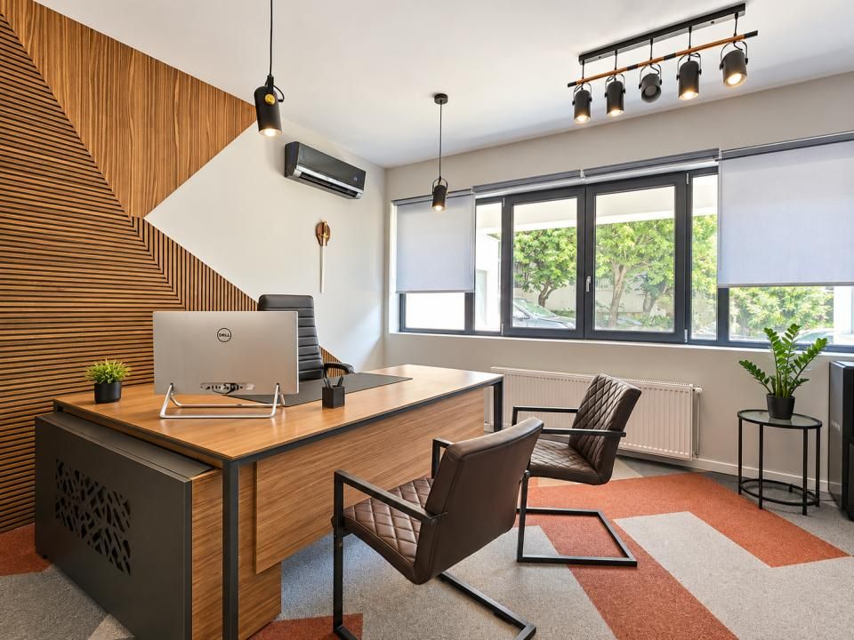 Spațiu de birouri 186 mp | Aviației | Open Space + Birou + Sală de ședințe – fotografia 1 din 6