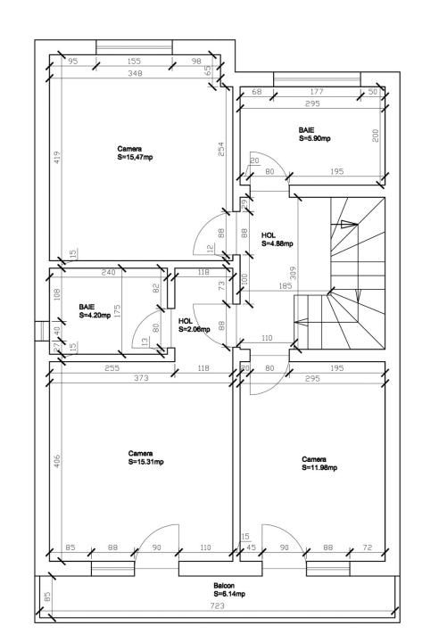 Duplex modern 4 camere, teren 380mp-Dezmir – fotografia 12 din 12