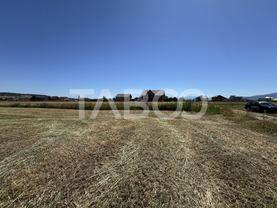 Teren intravilan 3752 mp parcelabil zona fostelor sere Cristian Sibiu – fotografia 6 din 6