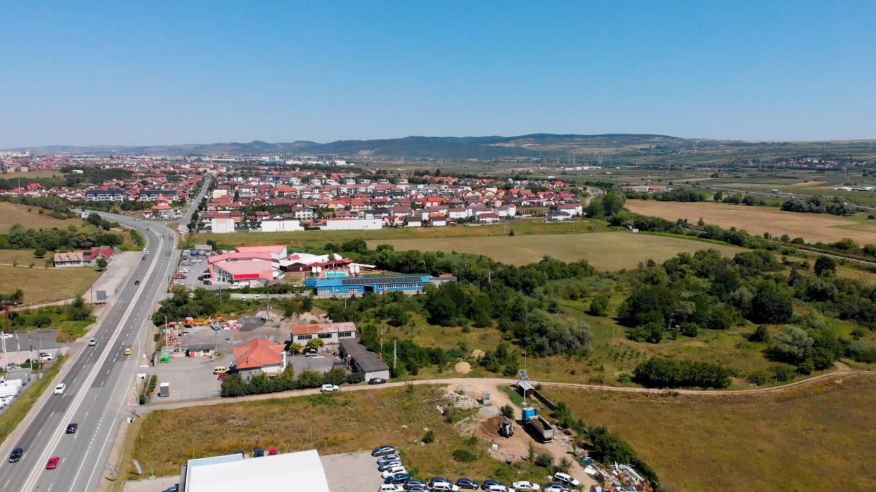 Teren cu PUD aprobat pentru hale industriale | 5.658 mp | Selimbar – Sibiu – fotografia 1 din 7
