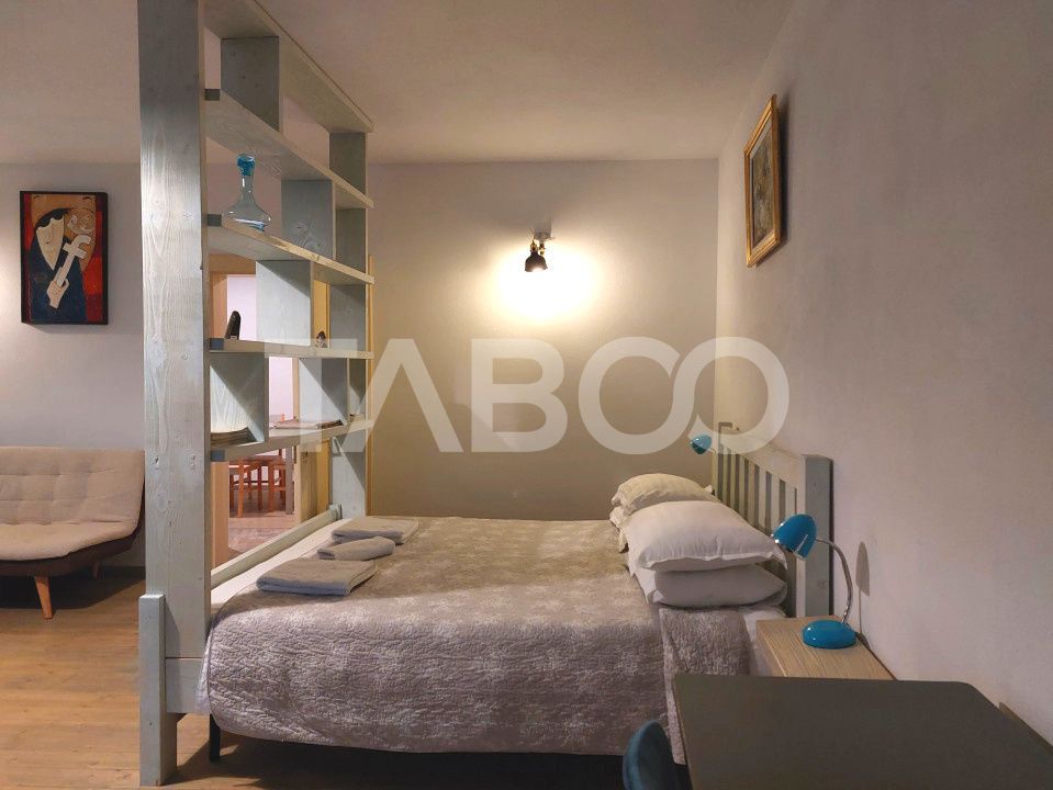 Garsoniera de inchiriat la casa camera bucatarie baie Lidl Cisnadie – fotografia 1 din 9