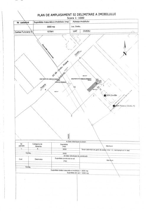Teren intravilan 3.000 mp – Ovidiu, Varianta către Poiana – fotografia 5 din 5