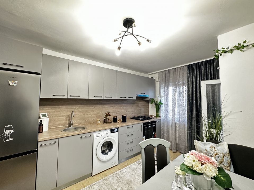 Apartament 2 camere Deco 57 mp. 2 Balcoane Boxa Finisat Mobilat SubStadion – fotografia 27 din 57