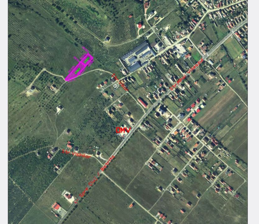 Teren de vânzare -Reghin - strada Viilor  1400 mp – fotografia 1 din 3