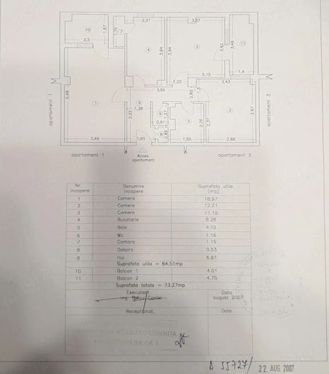 Apartament 3 camere Zona Anda – fotografia 3 din 10