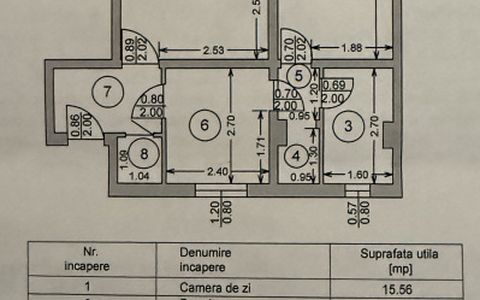 Apartament 2 Camere | Confort 1 | Etaj 1