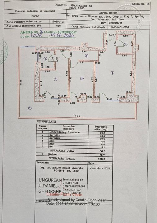 Apartament 3 camere | Designer interior | Cortina 126 | RENT 1300Eur – fotografia 37 din 37