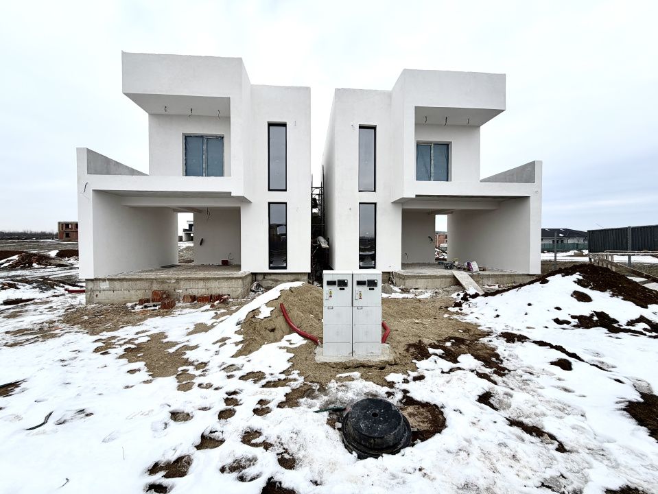 Duplex de top cu 4 camere, 110 mp utili, 350 mp teren - Giarmata – fotografia 1 din 13