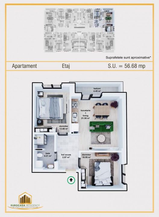 Dezvoltator/ Apartament 3 camere Militari Residence – fotografia 13 din 28