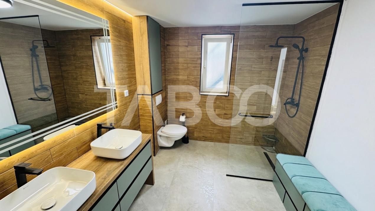 Casa de vanzare 7 camere MOBILATA UTILATA 210 MPU teren liber 518 mp – fotografia 5 din 15