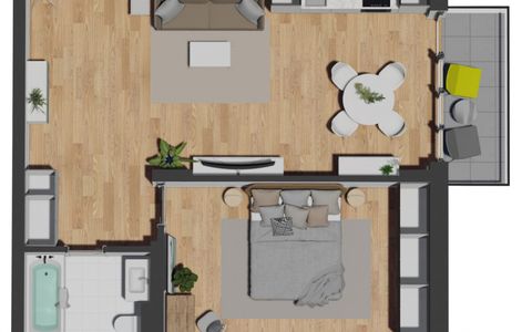 Apartament 2 camere | parcare subterana | zona Vivo, Razoare