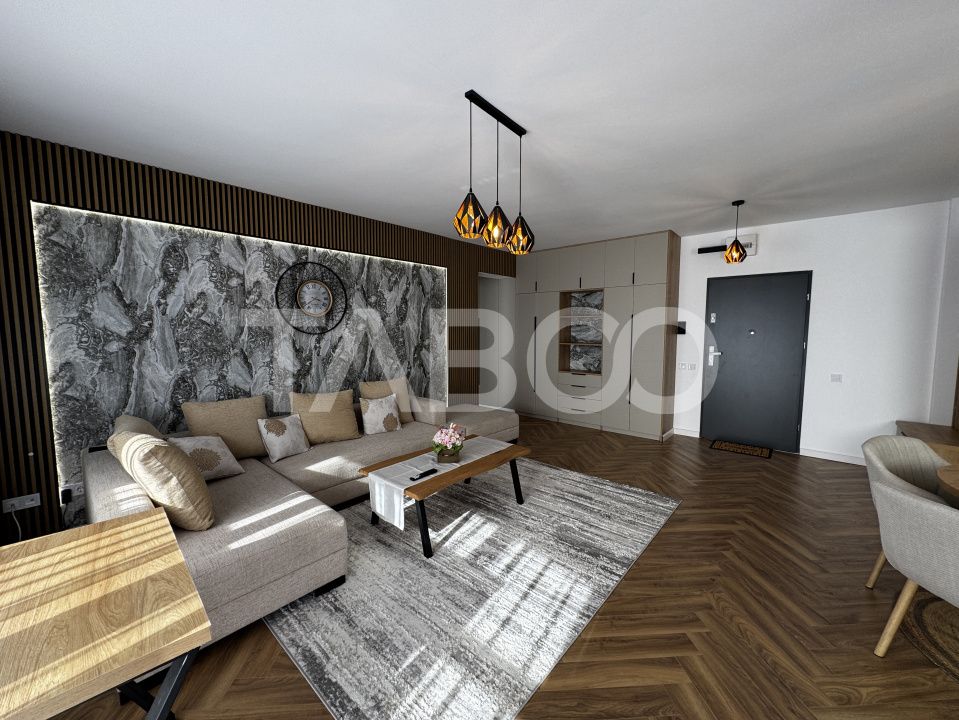 Apartament de lux cu 2 camere 60 mpu plus balcon etaj 3 Rahovei Sibiu – fotografia 5 din 10