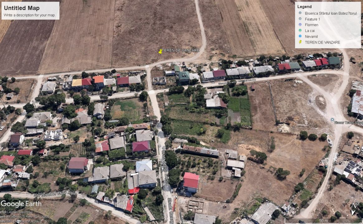 Teren intravilan 5000 mp situat in Techirghiol, langa case – fotografia 1 din 6