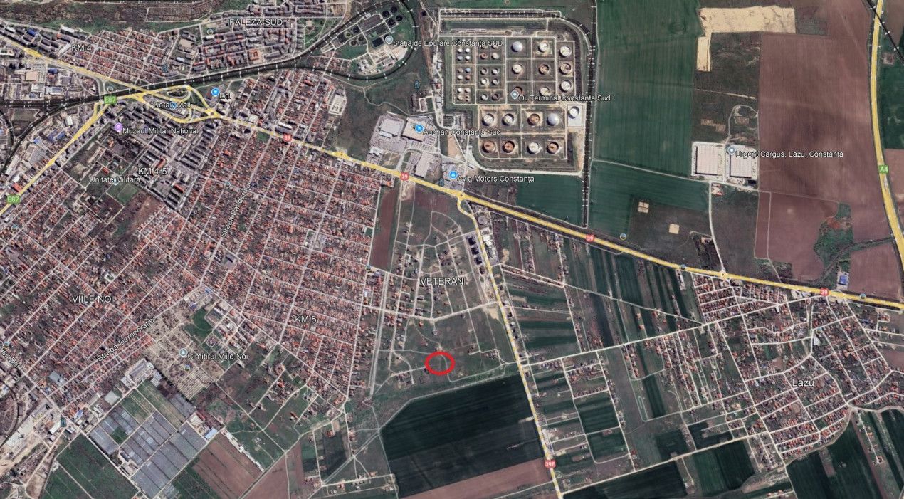 Anunturi vanzari terenuri in Constanta zona Km 5 - veterani – fotografia 1 din 1