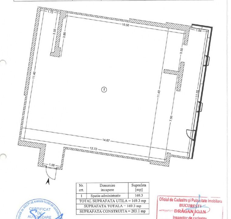 Spatiu Birouri la Gri | Cotroceni | 163mp | etaj 1 | Parcare – fotografia 9 din 9