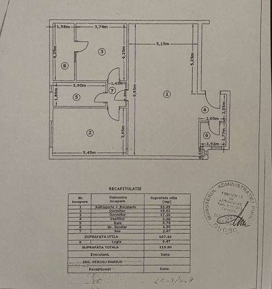 3 Camere de vanzare | Straulesti | Metrou | 0% Comision | Centrala | Parcare – fotografia 14 din 14