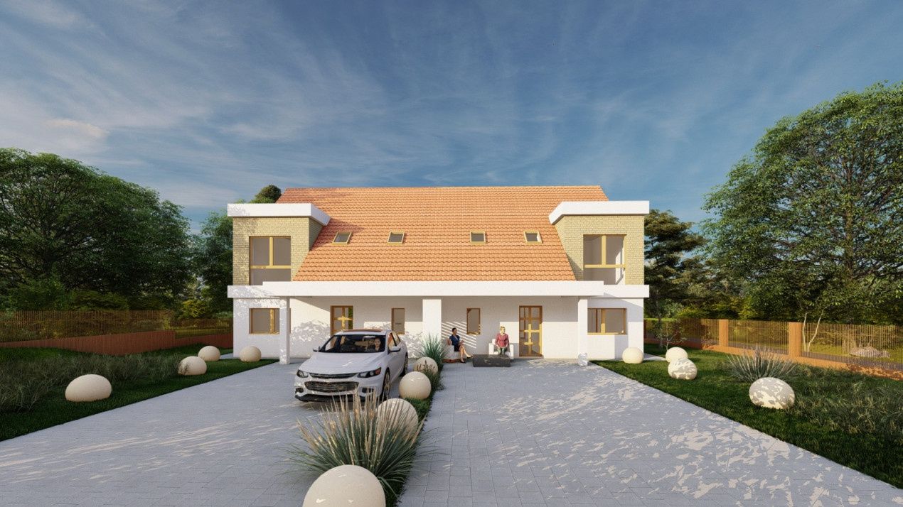 Duplex de vânzare, 118mp utili, 325mp teren Chinteni – fotografia 1 din 11