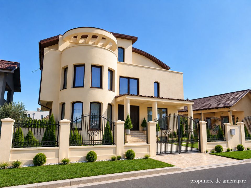 Vilă exclusivistă D+P+E+M | Ovidiu | 600 mp construiți | Finisaje de lux – fotografia 1 din 25