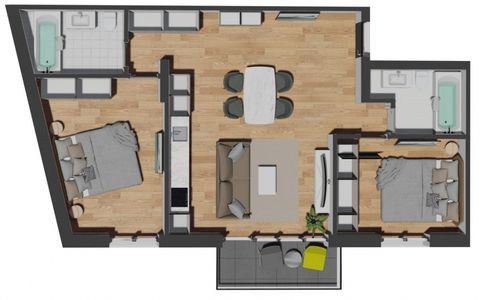 Apartament 3 camere | 2 bai | zona Vivo, Razoare