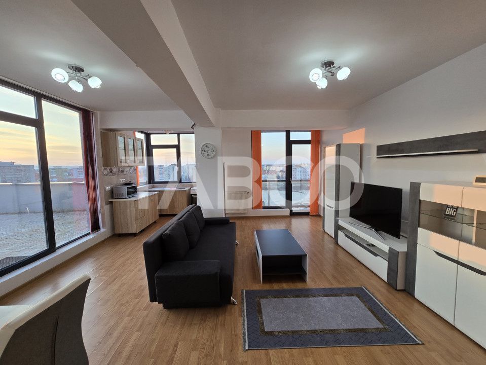 Penthouse 3 camere de inchiriat 70 mpu terasa 58 mp zona Doamna Stanca – fotografia 7 din 12
