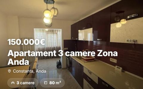 Apartament 3 camere Zona Anda