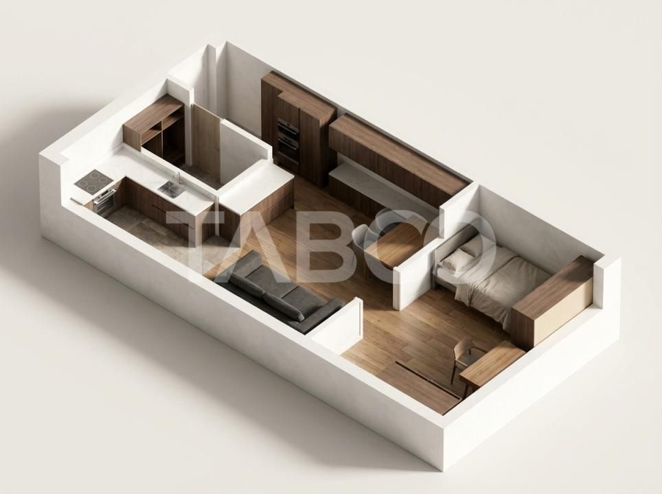 Apartament cu 2 camere finisat la cheie de vanzre in Gheorgheni – fotografia 6 din 6