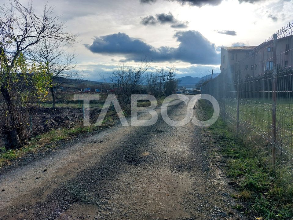 Teren intravilan 1687 mp pentru cabana zona de gradini Cisnadie – fotografia 6 din 7