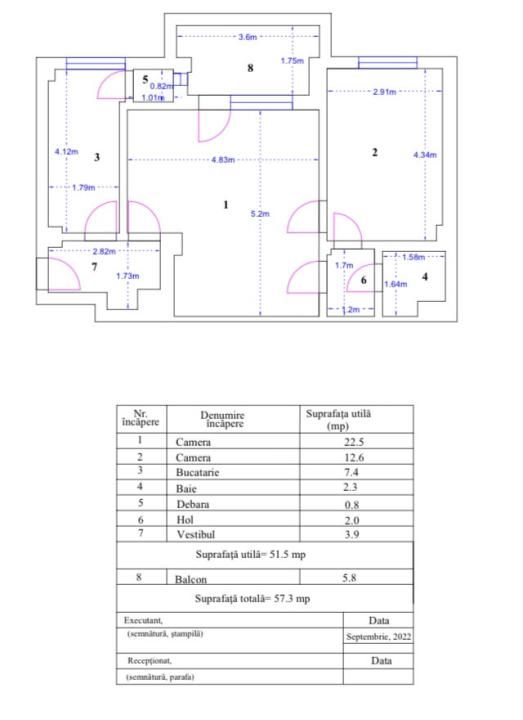 Vânzare apartament 2 camere | Ultracentral | Magheru - Piata Romană | Etaj 3 – fotografia 6 din 6