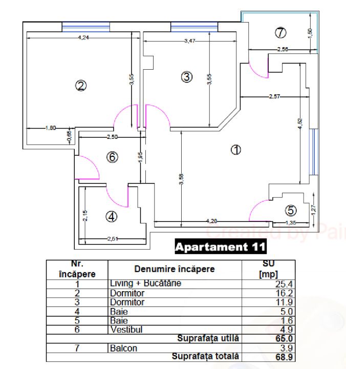 Apartamente 3 camere | Bloc boutique 2026 | Otopeni – Odăii – fotografia 5 din 7