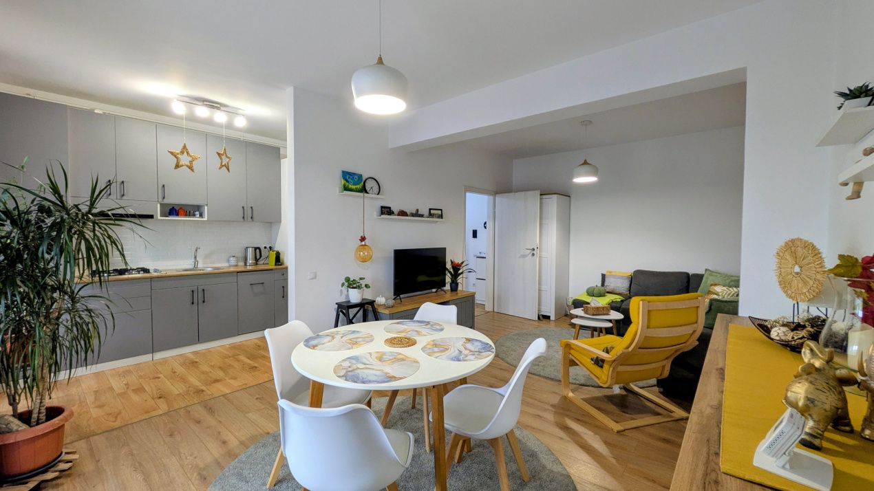 SIBIU, ZONA KOGĂLNICEANU, 55,20 mp, 2 CAMERE, LOGIE 13 MP, PARCARE SUBTERANĂ – fotografia 2 din 68