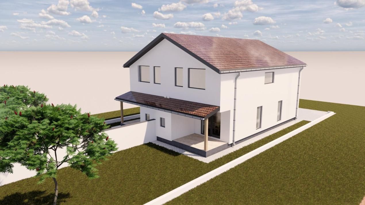 Duplex cu 4 camere, 100 mp utili, 10 mp terasa, 305 mp teren  - Sag – fotografia 5 din 5
