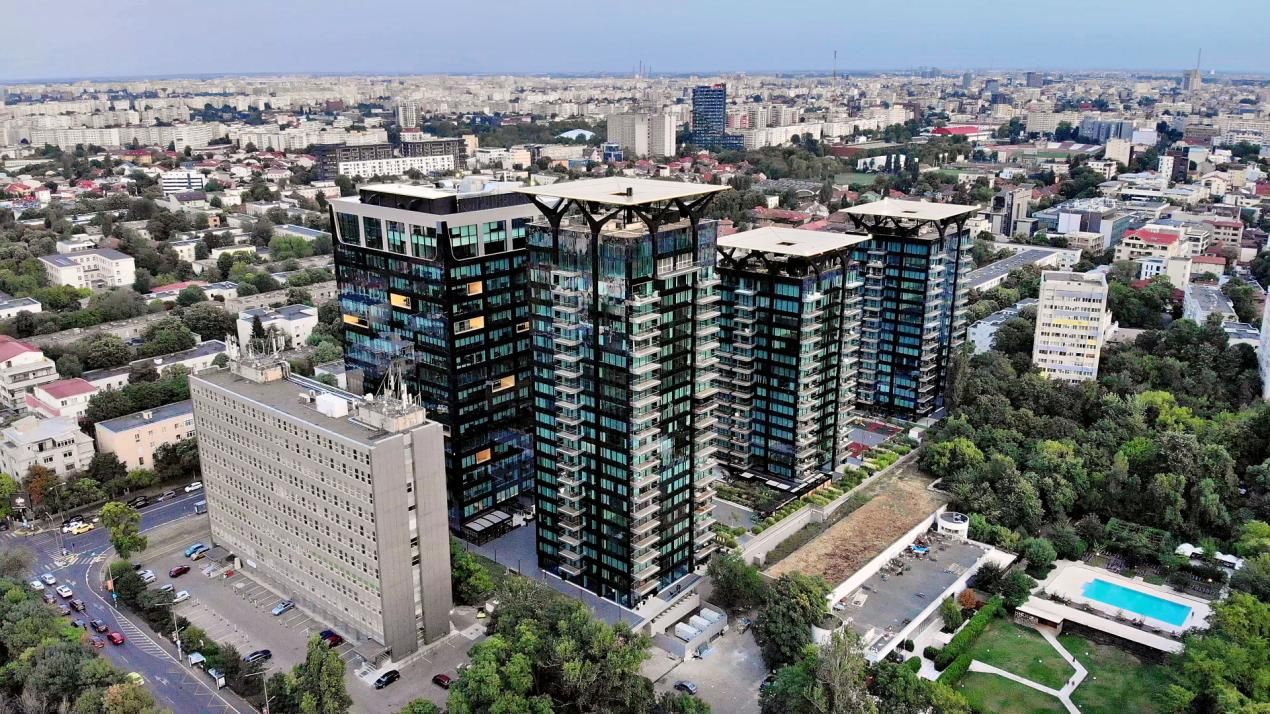 One Mircea Eliade - Floreasca | 4 Rooms + Terrace Open View | Lemon Design – fotografia 4 din 33