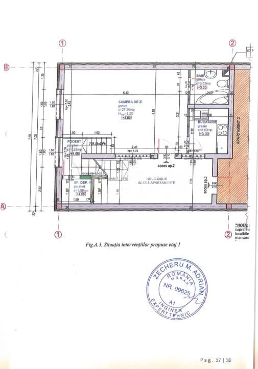 Apartament cu 3 camere pe 2 nivele zona Centrala langa Piata Abator – fotografia 19 din 20
