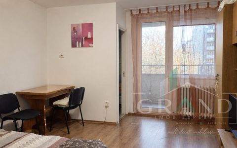 Garsonieră cu balcon | Etaj 1 | Centrală proprie | Bucegi/Manastur