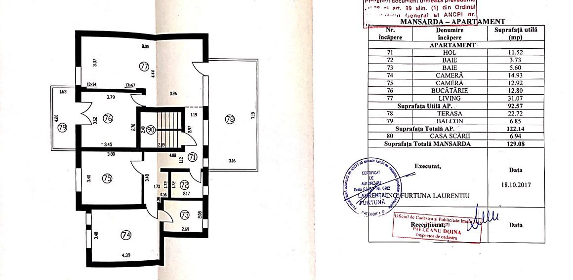 Penthouse | terasă acoperită | bloc boutique | Sector 4 I Comision 0% – fotografia 13 din 13